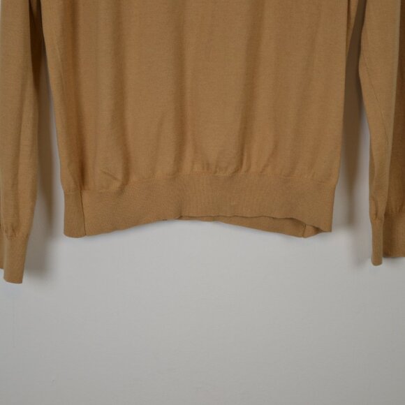 Combatant Gentlemen Mens L Cashmere Cotton Crew Neck Pullover Stretch Sweater - Picture 2 of 5